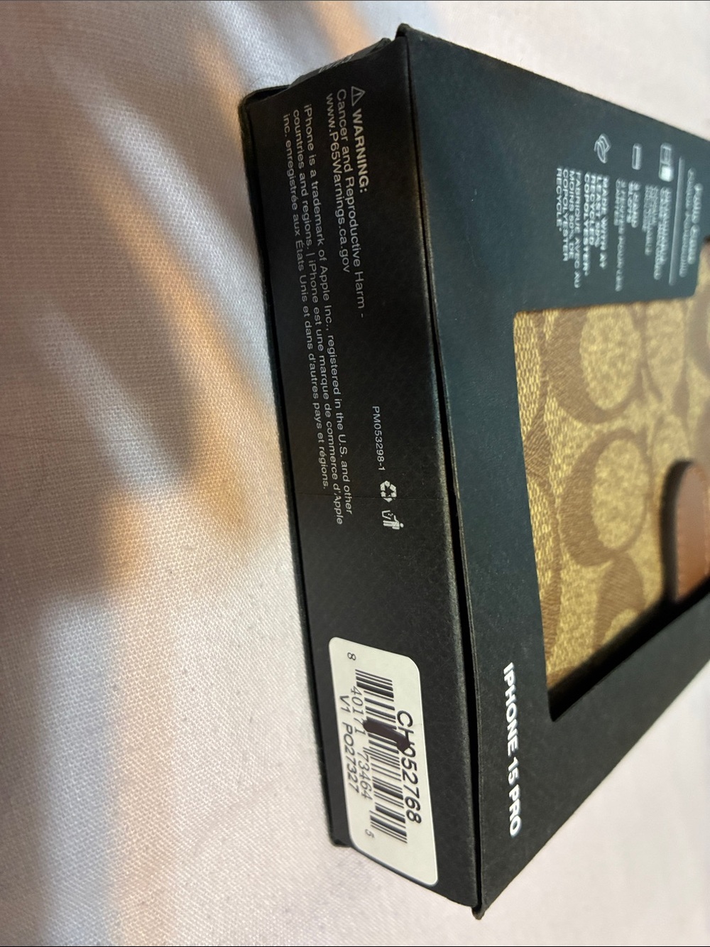 Coach Black Branded Phone Case Box - Picture 8 of 11
